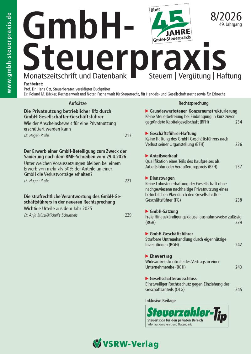 GmbH-Steuerpraxis