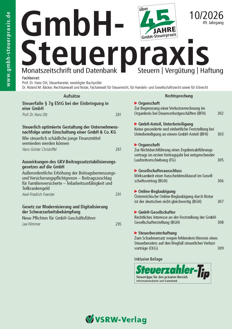 GmbH-Steuerpraxis